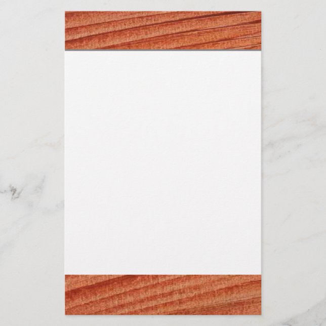 Wood Grain Stationery (Front)
