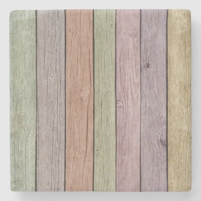 Wood Grain Stone Coaster (Front)