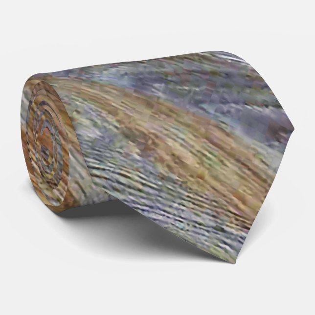 Wood Grain Texture #5 Tie (Rolled)