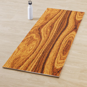 Wood Grain Texture Background Yoga Mat