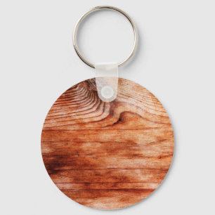 Wood Grain Texture Keychain