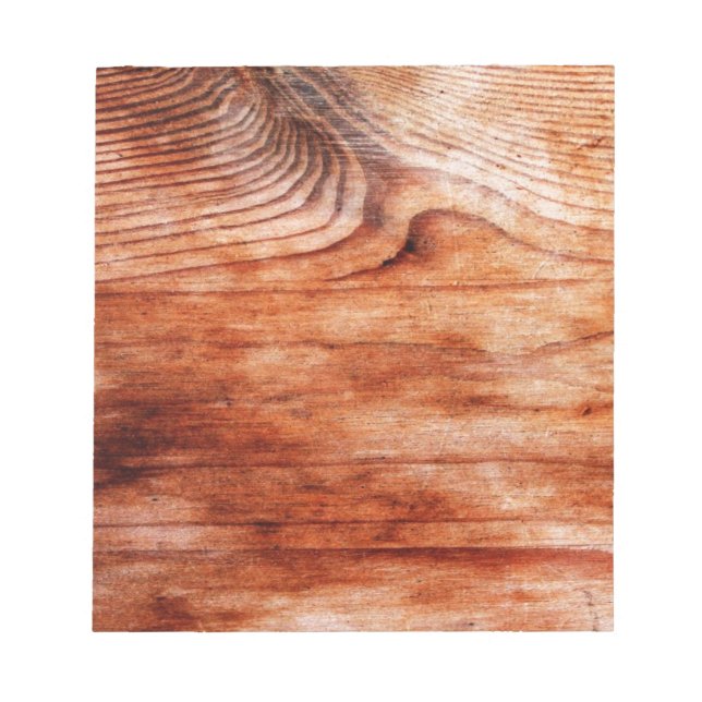Wood Grain Texture Notepad (Front)