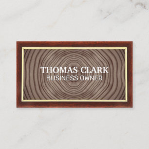Wood Grain   Wall Grunge Business Card