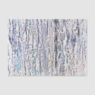 Wood Grain White Purple Grey Rustic Texture Tissue Paper