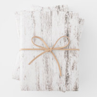 Wood Grain White Rustic Country Texture Decoupage