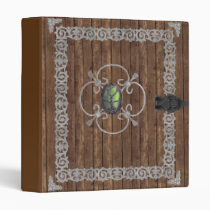 Wood grimoire Binder
