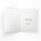 Wood heart 5th wedding anniversary names card