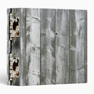 Wood Hinges Print Binder