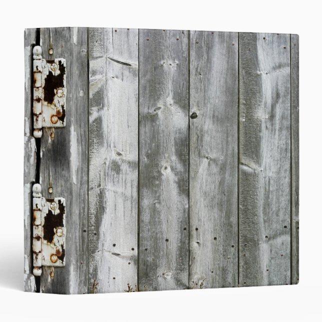 Wood Hinges Print Binder (Front/Spine)