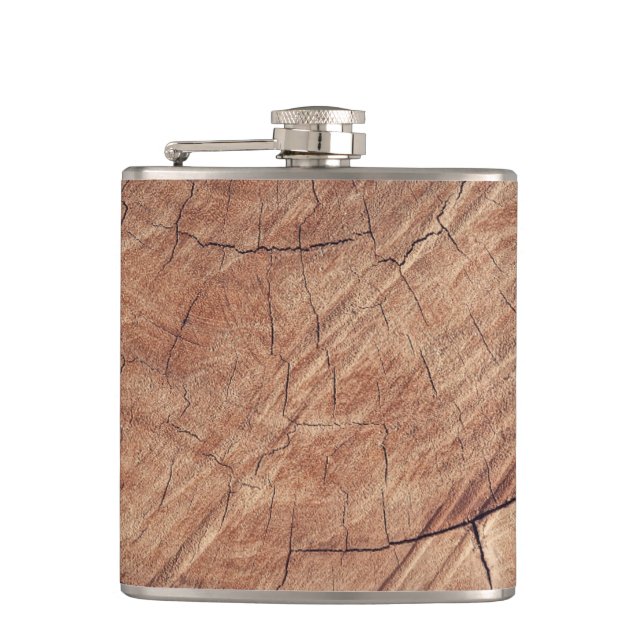 Wood Hip Flask (Front)