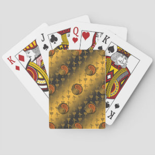 Wood Horse Playing Cards