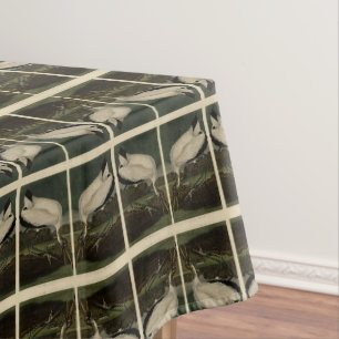 Wood Ibiss (Ibis, Stork): Audubon Birds of America Tablecloth