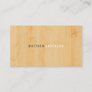 Wood II Business Card