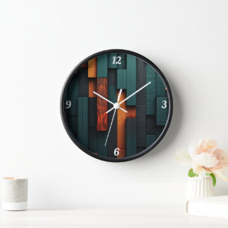 Wood Imitation Clock