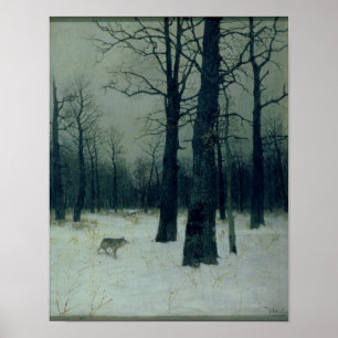 Wood in Winter, 1885 Poster