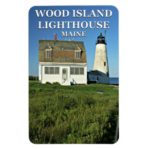 Wood Island Lighthouse, Maine Flexi Magnet