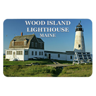 Wood Island Lighthouse, Maine Flexi Magnet