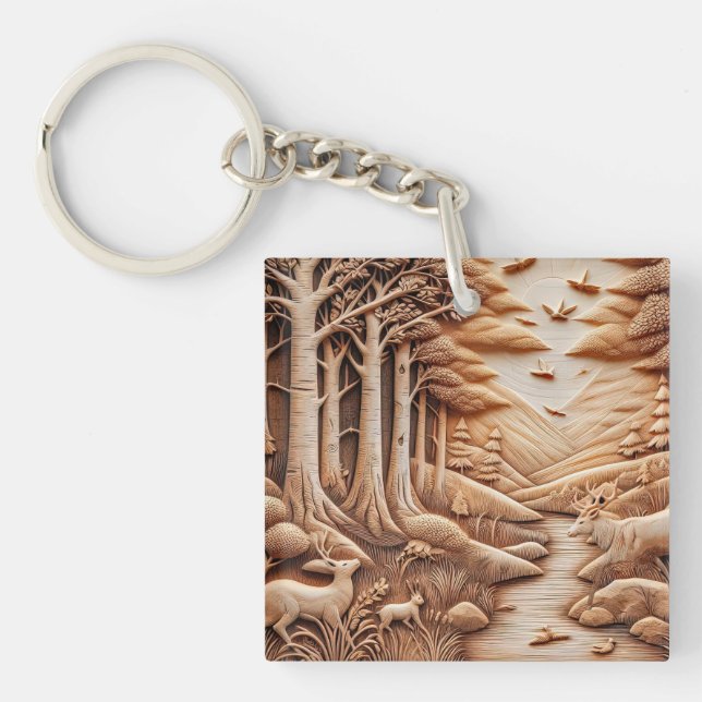 Wood Keychain (Front)