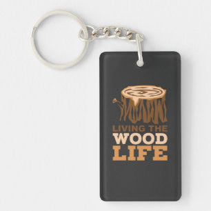 Wood Life Keychain