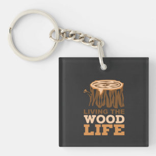 Wood Life Keychain