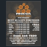 Wood Log Logo, Lumber/Timber/Wood Yard Advert Flyer<br><div class="desc">Wood Log Logo,  Lumber/Timber/Wood Yard Advertising Flyer by The Business Card Store.</div>