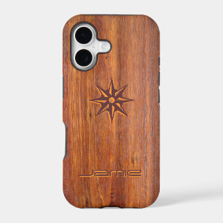 Wood-look carved Customized iPhone5 covers