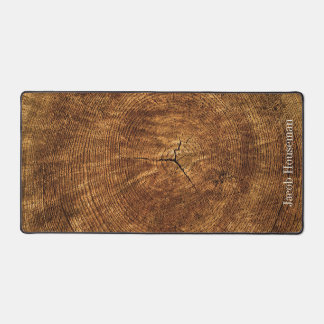 Wood Look Desk Mats & Pads