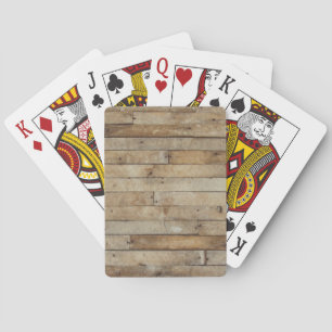 Wood Look Playing Cards