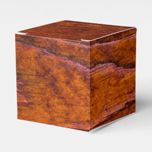 Wood Looking Wedding Party Favour Box