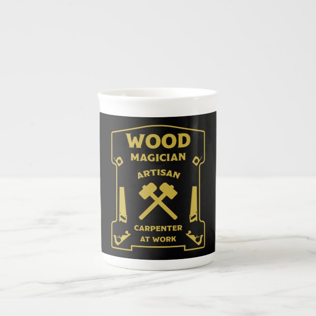 Wood Magician  Bone China Mug (Front)
