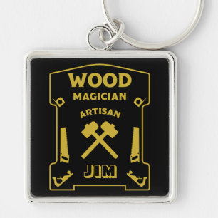 Wood Magician Keychain