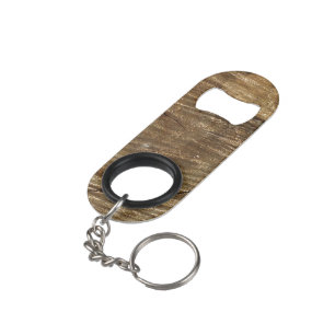 wood mini bottle opener