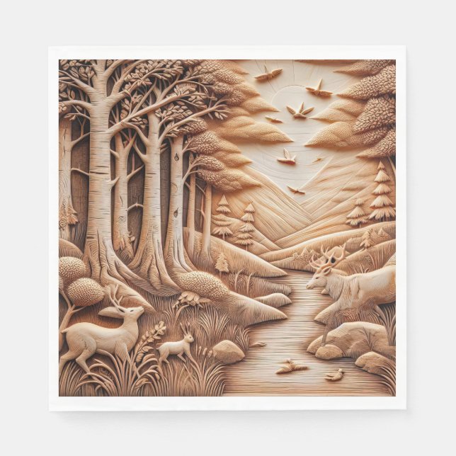 Wood Napkin (Front)