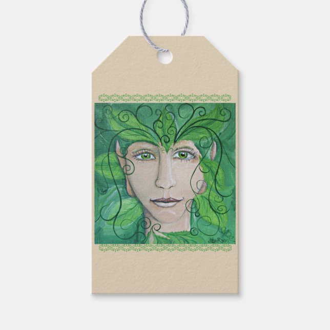 Wood Nymph gift tag (Front)