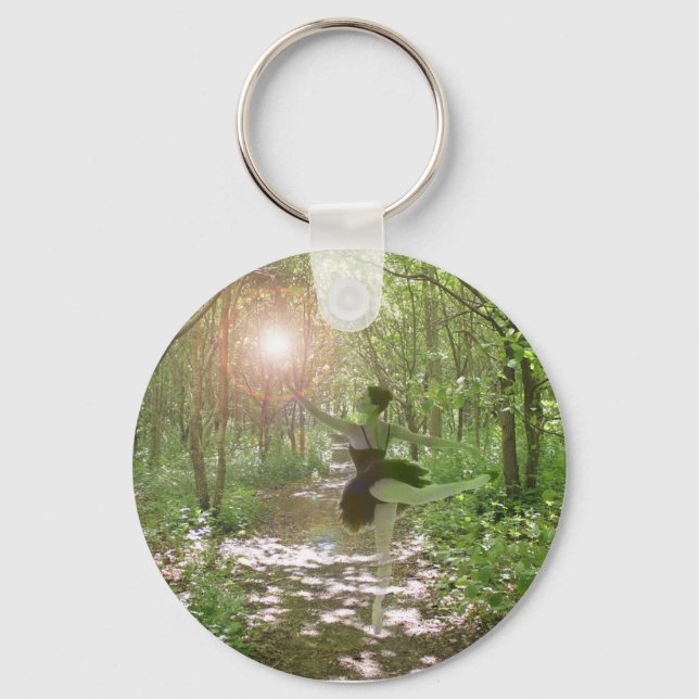 Wood Nymph Keychain (Front)