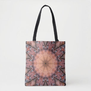 Wood of a viking ship abstract tote bag