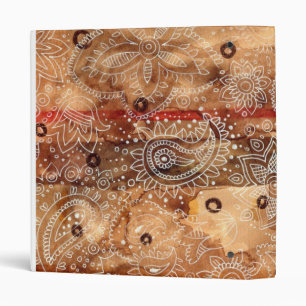 Wood Paisley Binder