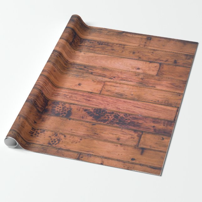 Wood Pallet Wrapping Paper (Unrolled)