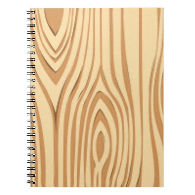 WOOD PATTERN NOTEBOOK (Front)