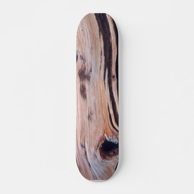 Wood pattern Skateboard (Front)