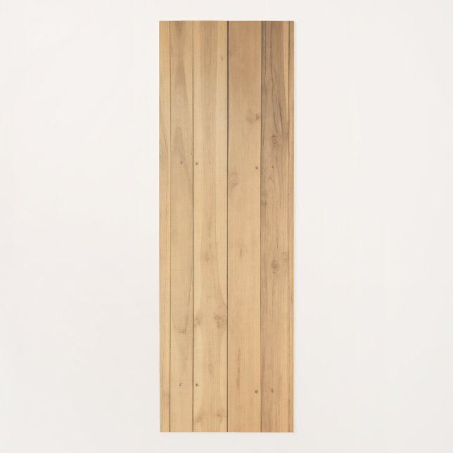 Wood pattern. yoga mat (Front)