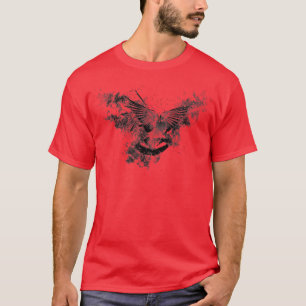 wood pigeon fly bird hunting forest 1 T-Shirt
