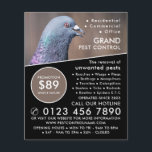 Wood Pigeon, Pest Control Advertising Flyer<br><div class="desc">Wood Pigeon,  Pest Control Advertising Flyer by The Business Card Store.</div>