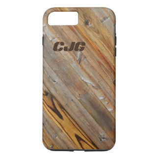 Wood Plank Diagonal *Personalize* Case-Mate iPhone Case