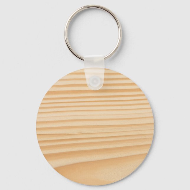 Wood plank pattern keychain (Front)
