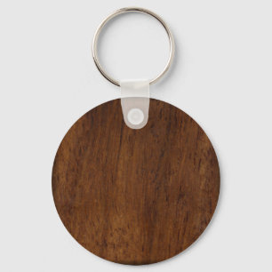 Wood Plank Plain Texture Lumber Keychain