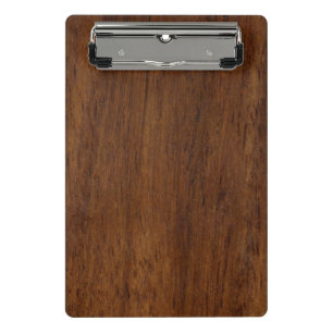 Wood Plank Plain Texture Lumber Mini Clipboard