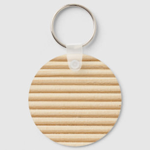 Wood plank stripes pattern keychain