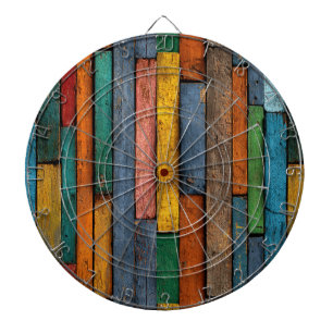 Wood Planks Dartboard