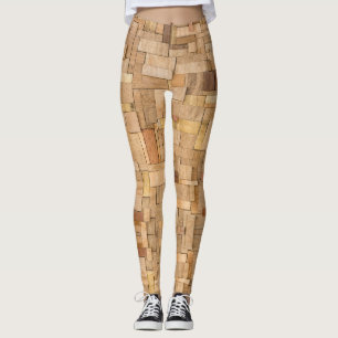 Wood Plywood - Power Yoga Leggings